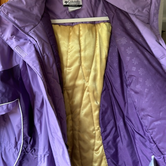 Columbia Women’s Winter/ Ski Jacket Waterproof Two Tone Purple Size L - Picture 3 of 7